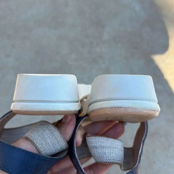 Valeria’s Made In Spain Leather Ankle Strap Comfort Sandals Women’s Sz 41 - Picture 8 of 8